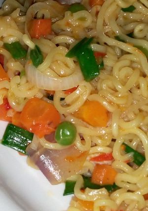 A picture of Vegetables Noodles#PlateauState.