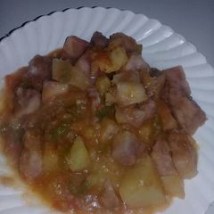 A picture of Mixed potatoes and nduma.