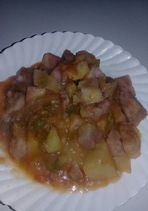 A picture of Mixed potatoes and nduma.