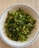 Cải xanh xào thìa là