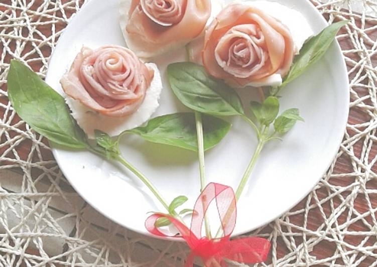 Antipasto di Rose e mozzarella light (ricetta light)