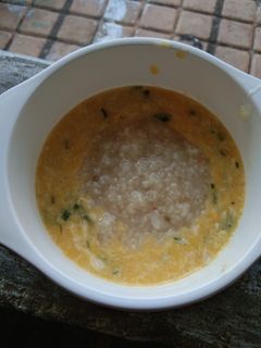 Foto resep Bubur Nasi dan Sup Jagung Manis (Mpasi 9+)