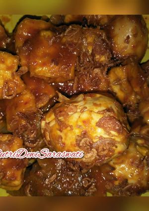 Foto resep Telur ceker kepala ayam bumbu bali