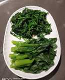Steamed Choisam and Spinach
