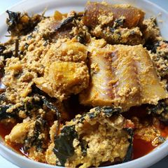 A picture of Egusi soup.