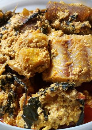 A picture of Egusi soup.
