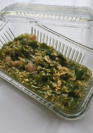 Foto resep Lado Hijau Ikan Teri