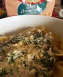 Corbatitas a la Florentina con un toque de atún