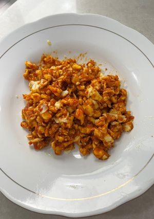 Foto resep Orak arik telur pedas