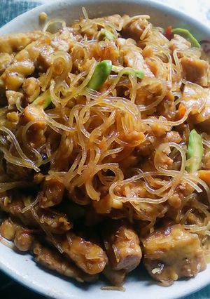Foto resep Soun kering pedas