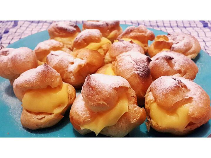 Anti Ribet, Membuat Cream Puff Mini Vanilla Simpel