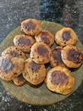 Galletas rápidas de nuez y azúcar mascabo