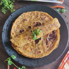 A picture of Leftover Aaloo Ragdaa Methi Paratha.