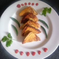 A picture of Stuffed crispy pakoda.