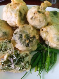 Foto resep Bakwan daun singkong tahu