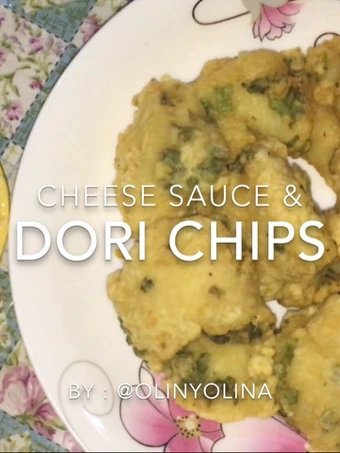 Cara Mudah Membuat Resep  Dori Chips &amp; Cheese Sauce (Ikan Dori Goreng Tepung dan Saus Keju) yang Enak, Lezat Sekali