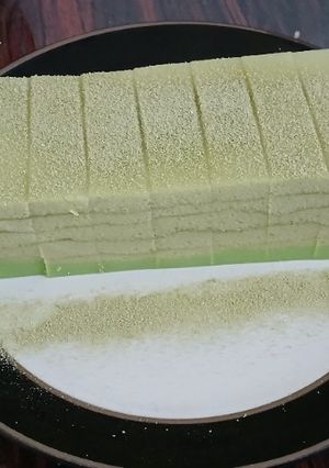 Foto resep Puding sponge matcha 🍵🍃🍀