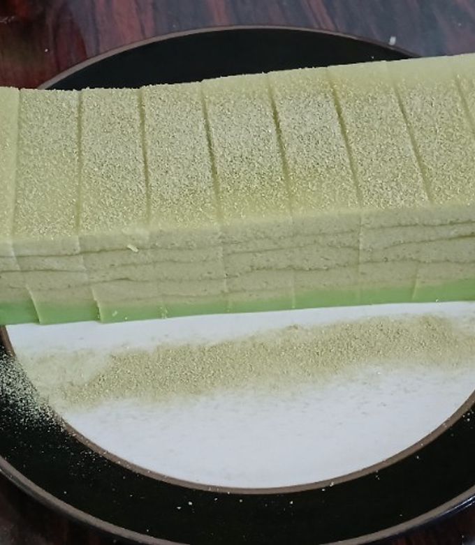 Foto resep Puding sponge matcha 🍵🍃🍀