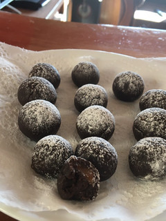 Una foto de Bolitas de chocolate