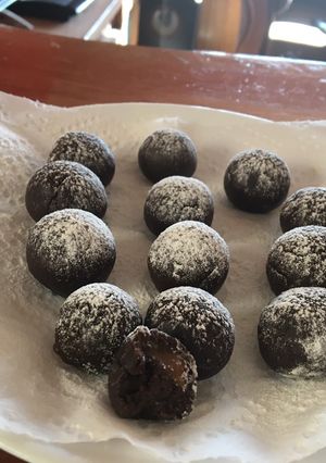 Una foto de Bolitas de chocolate