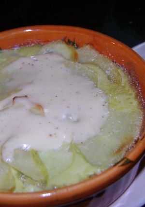 Una foto de Individuales de espinacas y papas gratinadas