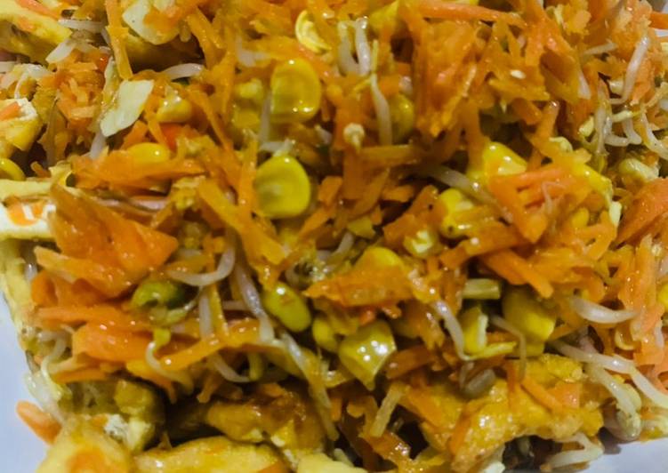 Tumis wortel, tahu tauge jagung manis pedas Tumis wortel, tahu tauge jagung manis pedas