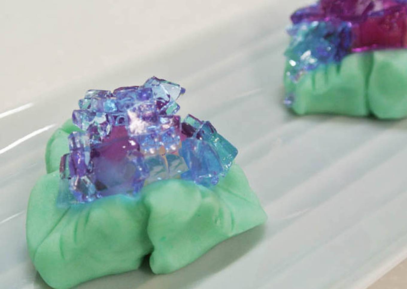 Nerikiri Wagashi: "紫陽花 Ajisai (Hydrangea)"