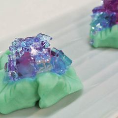 A picture of Nerikiri Wagashi: "紫陽花  Ajisai (Hydrangea)".
