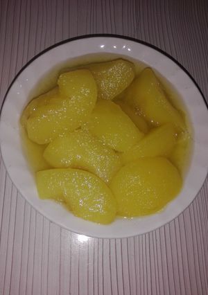 عکسی از دستور کمپوت سیب