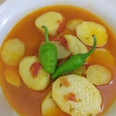 A picture of Aloo ki katli.