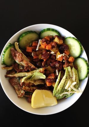 A picture of Courgette chips.