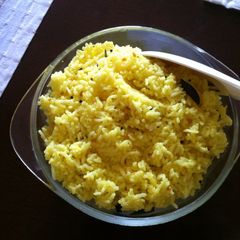 A picture of Lemon Rice.