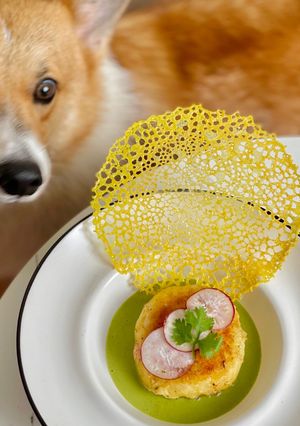 Hình của món Salmon cake - bánh cá hồi 🤔.