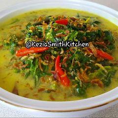 A picture of GULAI DAUN SINGKONG OZ(Cassava Leaves Curry).