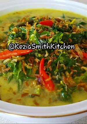 A picture of GULAI DAUN SINGKONG OZ(Cassava Leaves Curry).