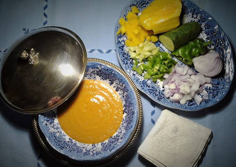 Gazpacho de mango