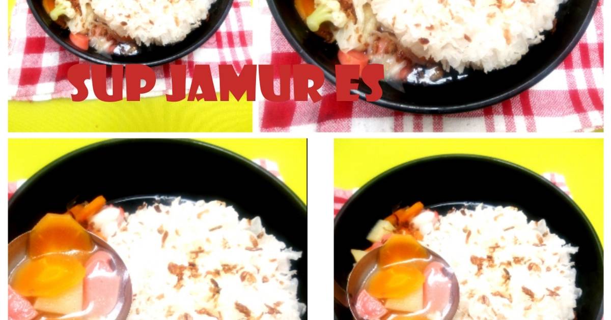 5 resep  sup jamur es  enak dan sederhana Cookpad