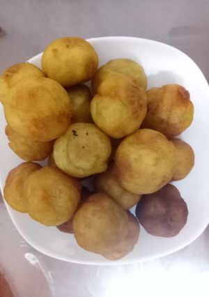 Hình của món Bánh bi khoai lang.