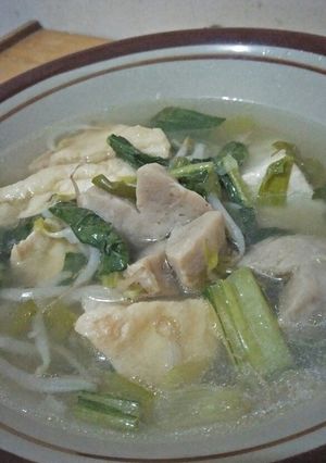 Foto resep Tahu bakso sayur bening