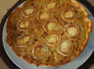 Foto principal de Quiche de calabacín, puerro y queso de cabra