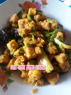 Foto resep Orek tempe bumbu kuning