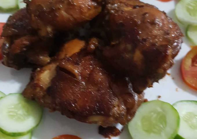 Ayam bakar kalasan pedas