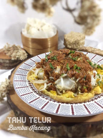Langkah Mudah untuk Membikin Resep Tahu telur bumbu kacang - makanan tempo doeloe yang Enak Banget Anti Ribet, Menggugah Selera
