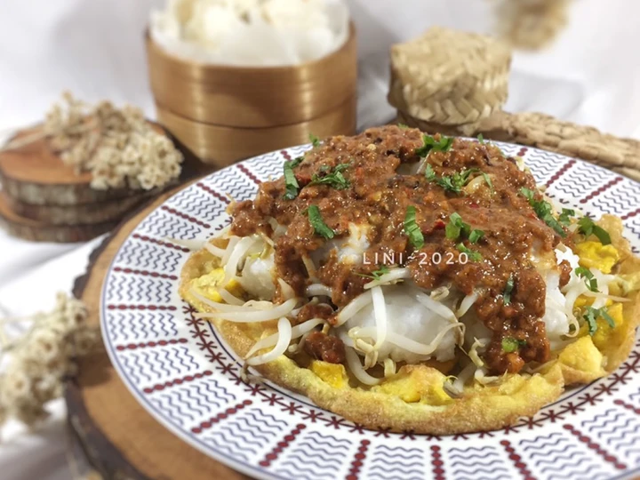 Langkah Mudah untuk Membikin Resep Tahu telur bumbu kacang - makanan tempo doeloe yang Enak Banget Anti Ribet, Menggugah Selera