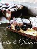Crostata al cacao con crema pasticcera e amarene sciroppate