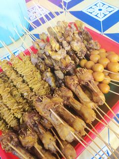 Foto resep Sate Usus Ati Ampela Kepala Ayam Goreng