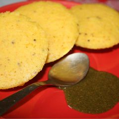 A picture of Dhokla Idli.