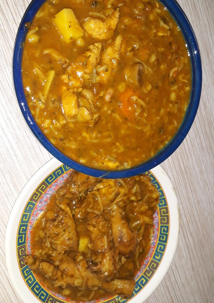 عکسی از دستور سوپ مخلوط
