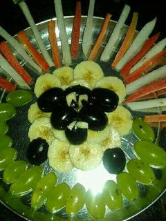 A picture of Kids sheep salad.