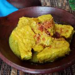 A picture of Terik tempe tahu.